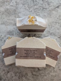Lemon Cream Calendula Goats Milk Soap
