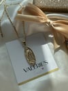 Pearled Virgencita Necklace 