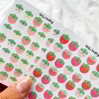 Image 2 of Tiny strawberry stickers