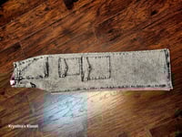 Image 2 of Black stone washed cargo jeans .