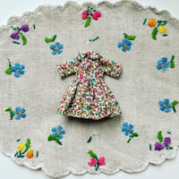 Image 1 of Size 4" Dollhouse Doll Liberty Dress D reserved