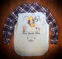 Image 1 of Upcycled “Dave Grohl Alley/Modern Methods” t-shirt flannel