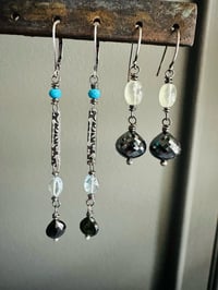 Image 19 of hematite disco ball earrings