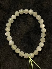 Green moonstone bracelet 