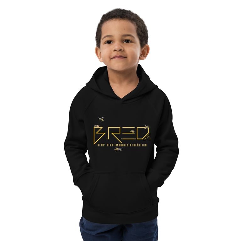 Kids BRED YELLOW JACKET hoodie Image 3