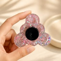 Image 2 of Glow in the Dark Glitter Fidget Spinner • Luminous Stress Relief Toy