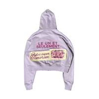  1/1 LE UN ET SEULEMENT LILAC PATCH HOODIE