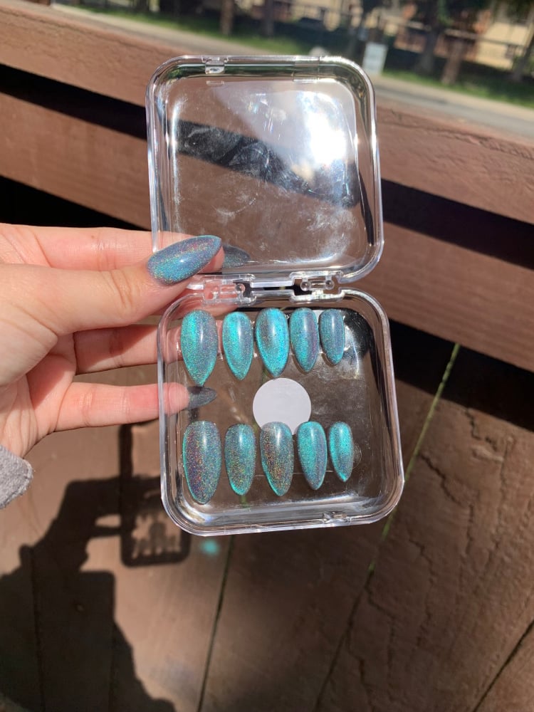 Image of Velvet Blue Nails 