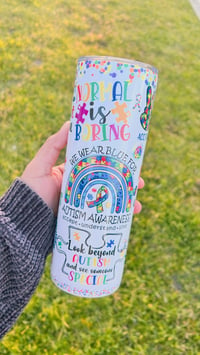 Image 3 of Autism Tumbler 