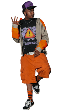 Image 3 of  HAZARD TEES [BLK_ACiD]