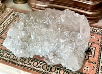 Image 17 of Large Clear Quartz Points Cluster Statement Piece #2596