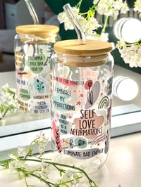 Self love affirmations tumbler
