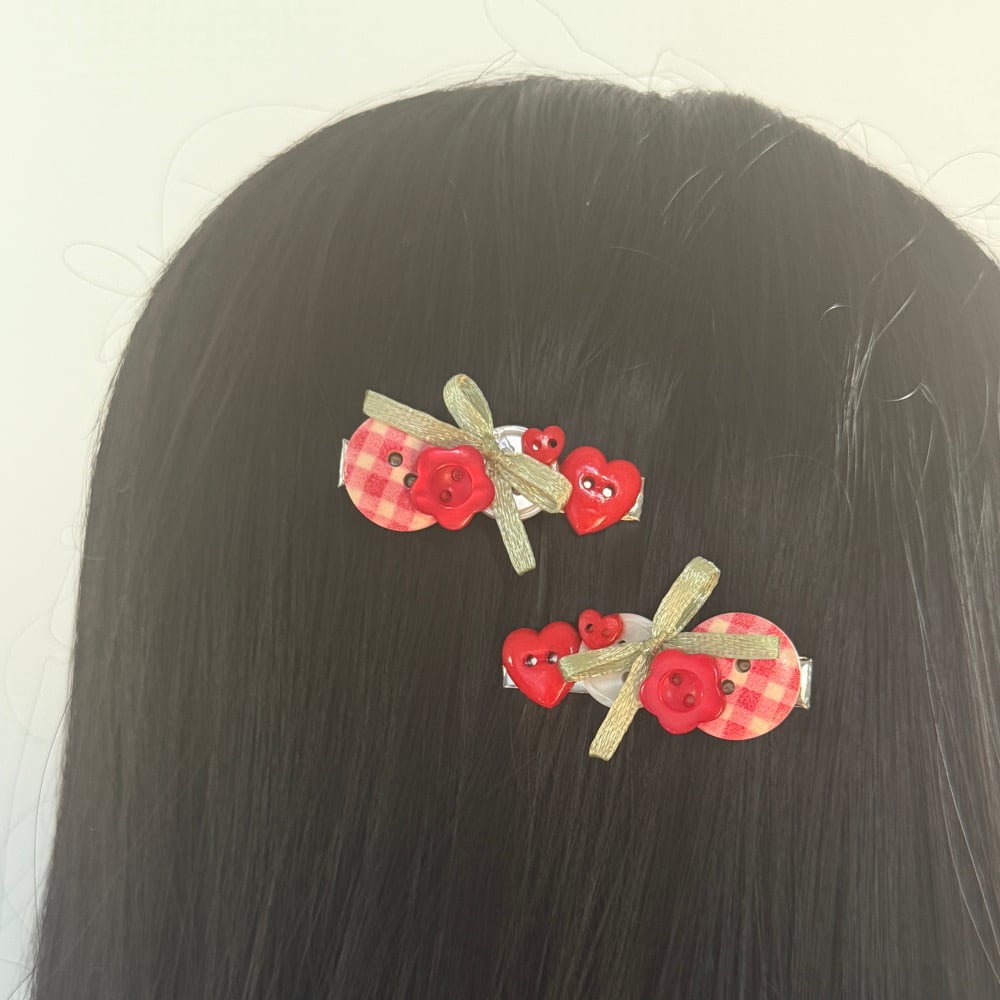 Image of Gingham Picnic Clips
