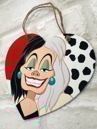 Image 5 of Cruella Painting - Heart Shape