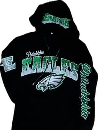 Image 1 of Blk Eagles hoodie