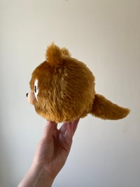 Image 3 of Honey brown Woff plushie from Hilda cartoon - made to order