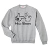 HB- HB Fingaz Crewneck (grey/ black)