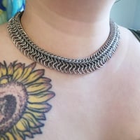 Image 4 of HARPER Half-Persian & European 6-in-1 Chainmail Necklace