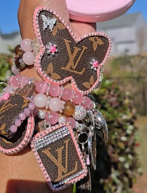 Image of Pink slides with matching 5stack