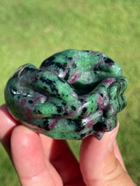 Image 9 of Ruby Zoisite Incense Holder #1792