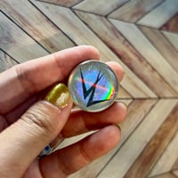 Image 1 of Glam Vamp glitter magnet or pin