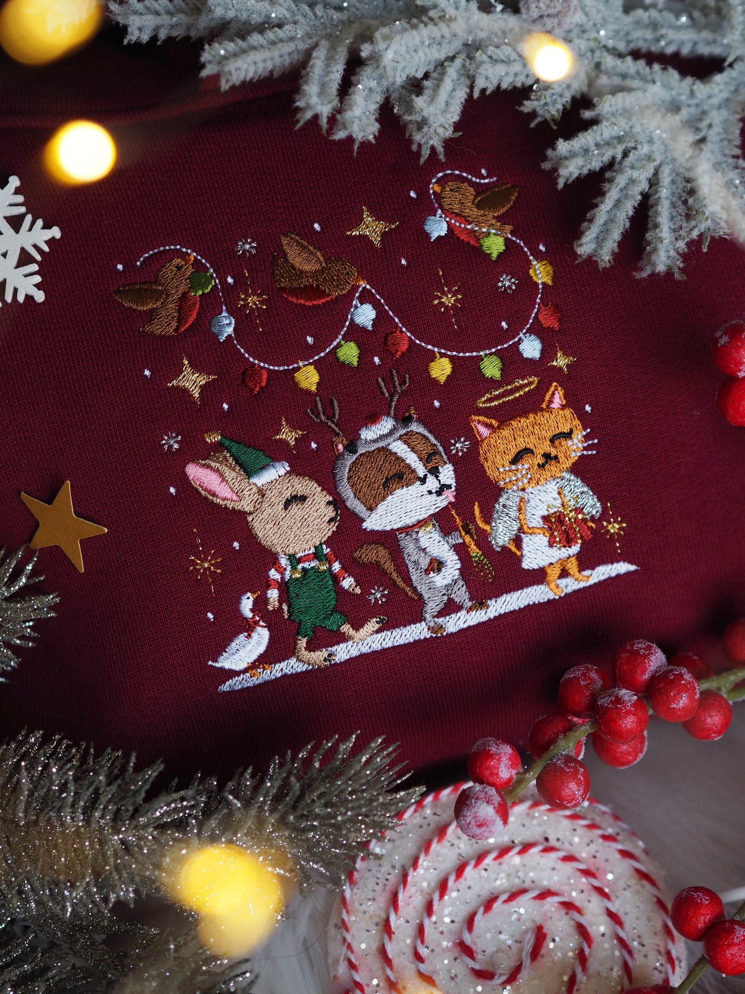 Image of  A Year Of Adventures - Christmas Edition - Burgundy Hoody