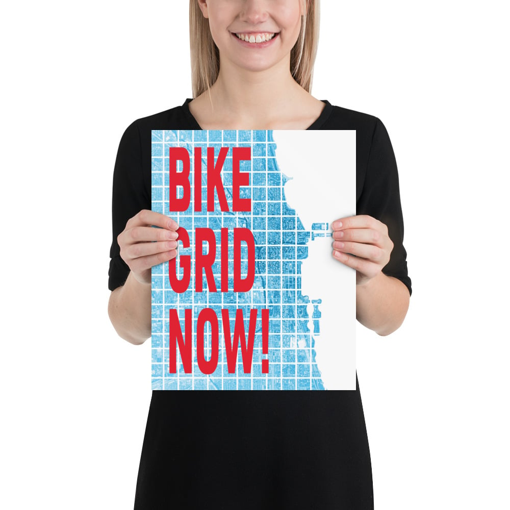 Image of Bike Grid Now! 11"x14" Poster