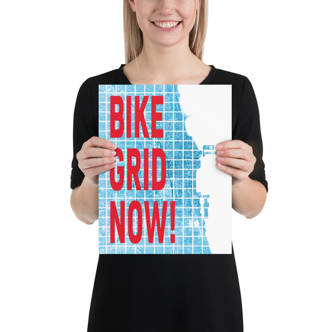 Image of Bike Grid Now! 11"x14" Poster