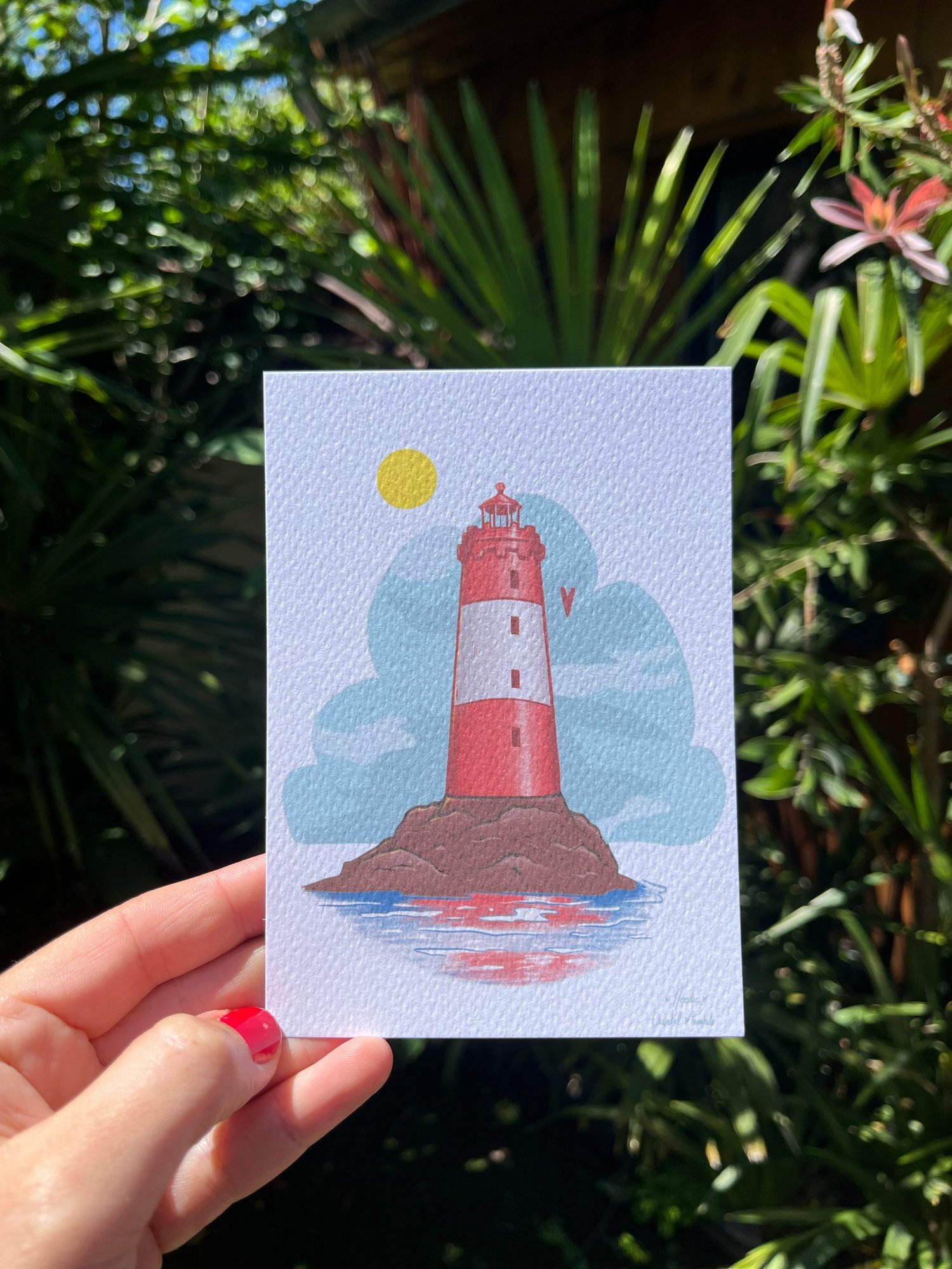 Image of Phare des grands cardinaux Hoedic - Carte postale