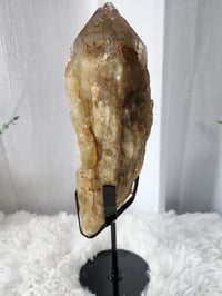 Image 2 of 4.3lb Smoky Citrine Crystal Cluster With Custom Stand