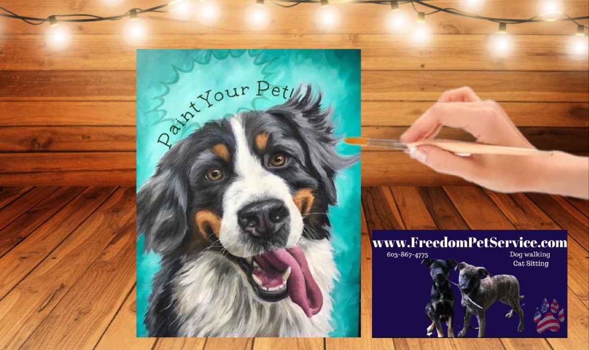 Image of Paint Your Pet 11/8 Freedom Pet Service Kingston, NH