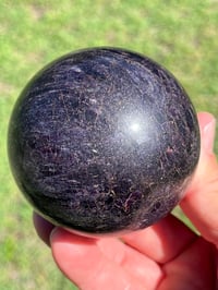Image 5 of Charoite Aegirine & Pyrite 7cm Sphere I Siberia Russia #2877