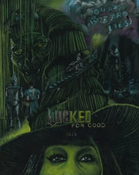 “Just look at me… not with your eyes… with theirs…” WICKED: FOR GOOD Art Print