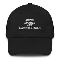 Image 1 of "Unwatchable" Cap (Black)