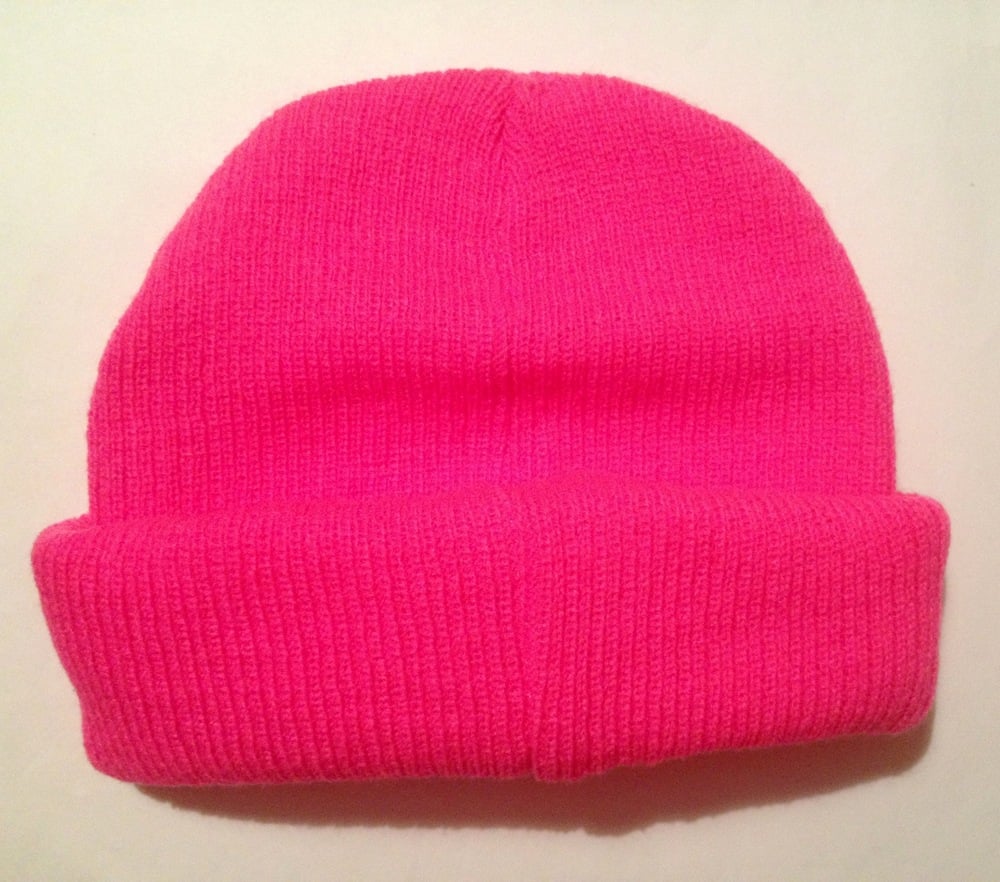 Image of Pink Neon Beanie