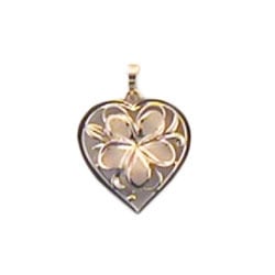 Image of Flower Heart Pendant