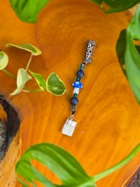 Image 2 of Selenite Dangle with Sodalite