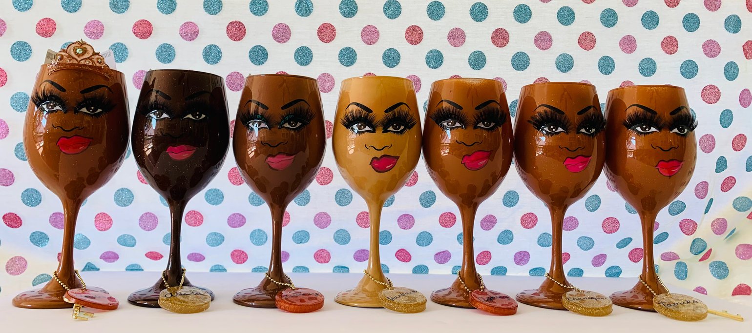 Image of #prettylash wine glass Buy 2 Get 1 FREE !