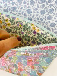 Image 3 of Pochette grand format LA SPACIEUSE intérieur enduit, tissu au choix.