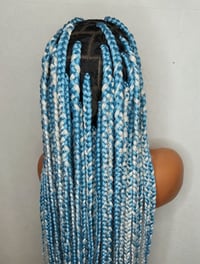 Image 3 of Full Lace Braided Box Braid Wig Knotless Wig, 