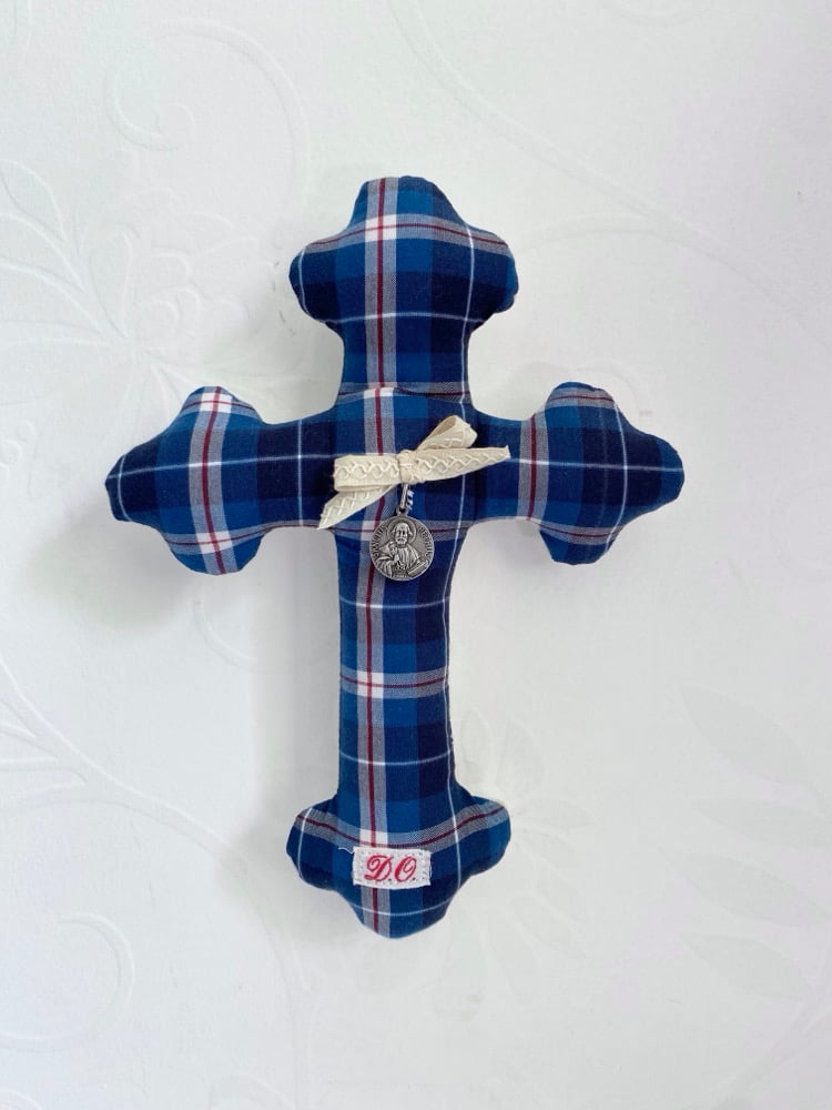 Image of croix en tissu ancien 