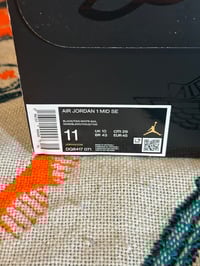 Image 10 of [DQ8417-071] Mens Air Jordan Retro 1 Mid SE 'Orange Wear Away' size 11