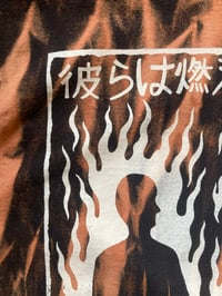 Image 5 of 'Burning I' Screenprinted Bleached Tee Oneshot