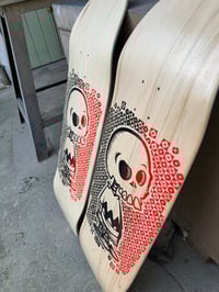 Image 3 of 9.875" Dump Truck Pool Shape/Cruiser - Gnarly Brown - OLD BONES THERAPY COLAB