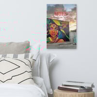 Lexi Bella Street Zodiac ARIES Canvas Print