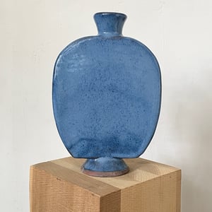 Image of FLAT OVAL VASE