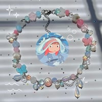 Image 1 of ponyo necklace + earrings ༄｡° .ᐟ