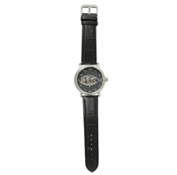 Image 2 of JESUS, FISH MEN'S WATCHES with black leather band