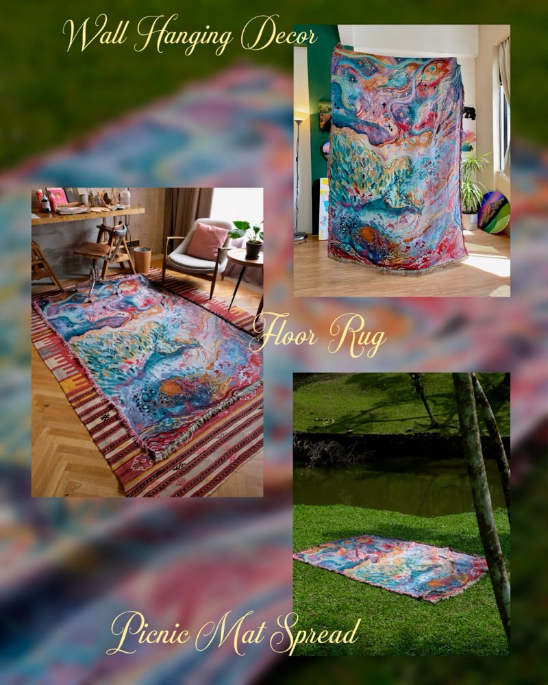 Image of EUDAIMONIA ✧ Woven Blanket (PREORDER) 