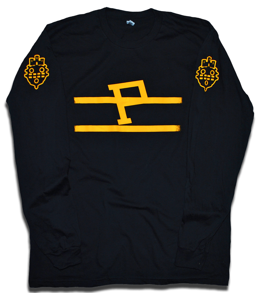 Image of Pittsburgh Pirates NHL custom 1925 hockey long sleeve tee